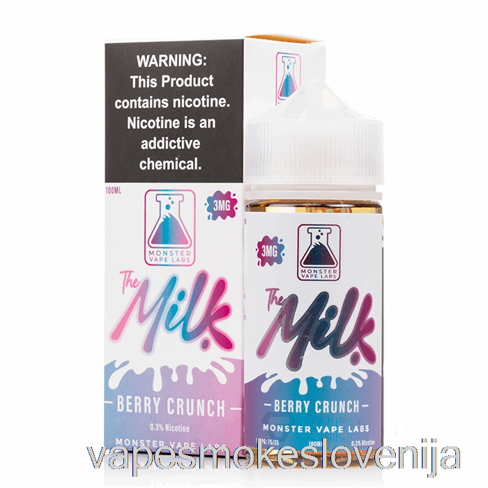 Vape Za Enkratno Uporabo Berry Crunch - Mleko - 100ml 6mg